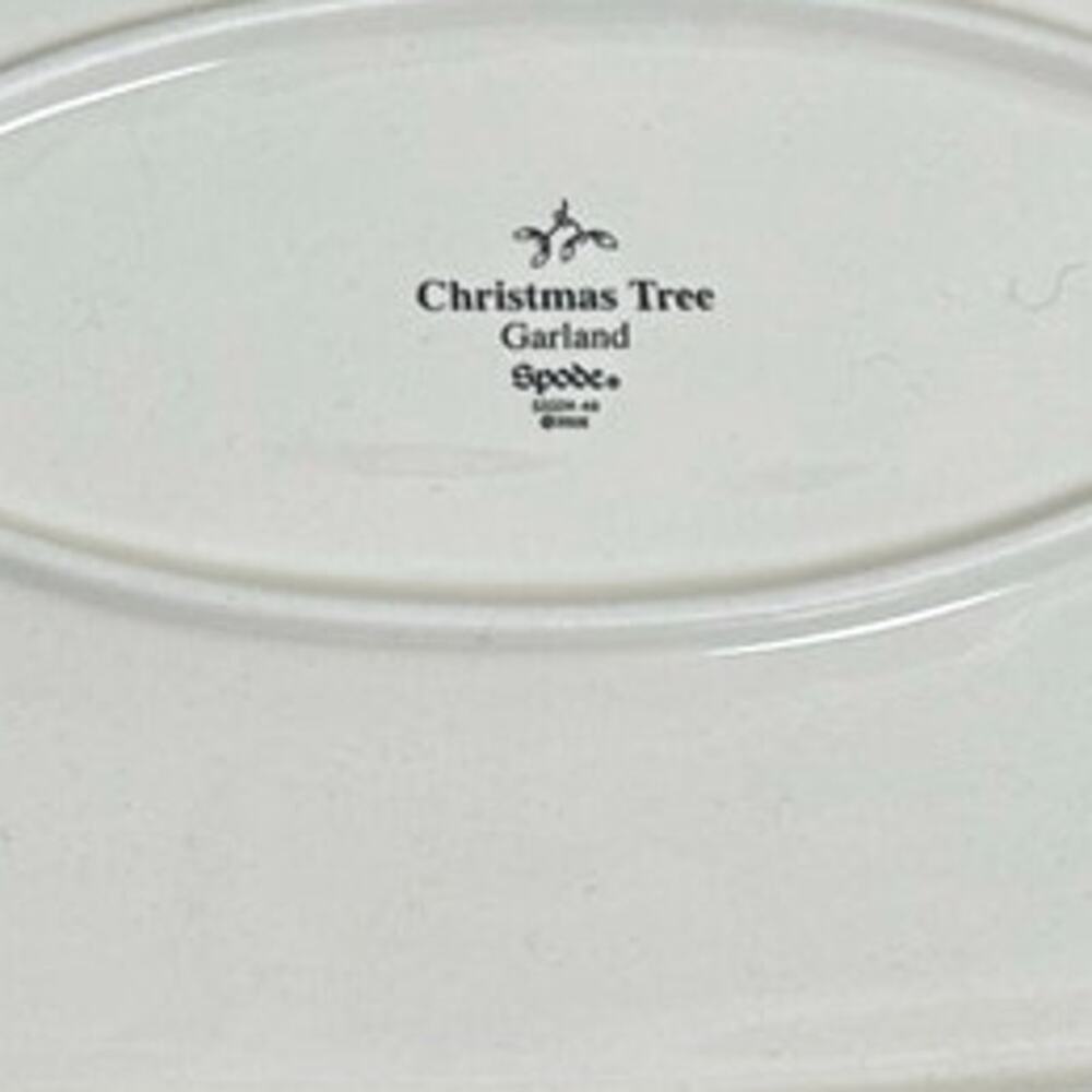 Spode Christmas Tree Garland 17.5" Rectangular Serving Platter in Box S3324-A8 - Picture 13 of 16